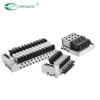 Vanne directionnelle 4v210-08 DC 24v 12v 5/2 voies collecteur d'électrovanne pneumatique à commande unique