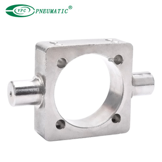 Support de montage de tourillon central en acier inoxydable TC pour cylindre pneumatique SI