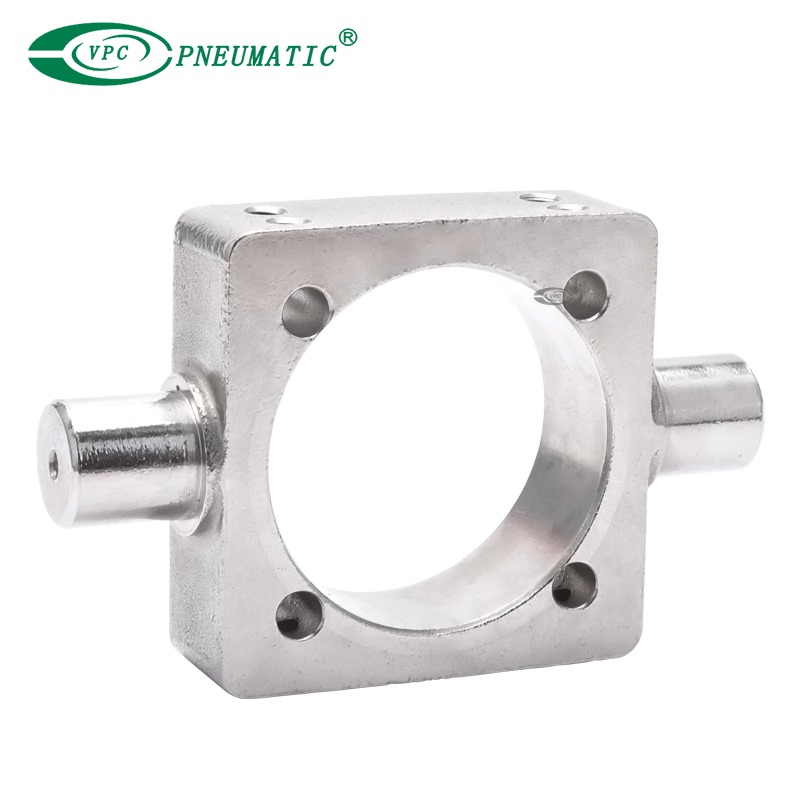Support de montage de tourillon central en acier inoxydable TC pour cylindre pneumatique SI