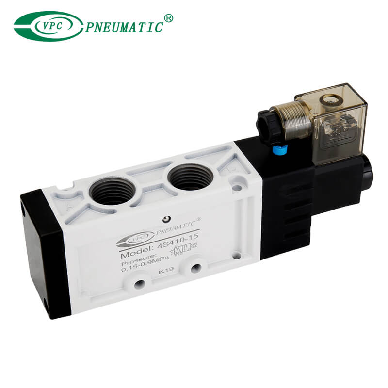 Électrovanne à commande unique, 2 positions, 5 ports, série 4S