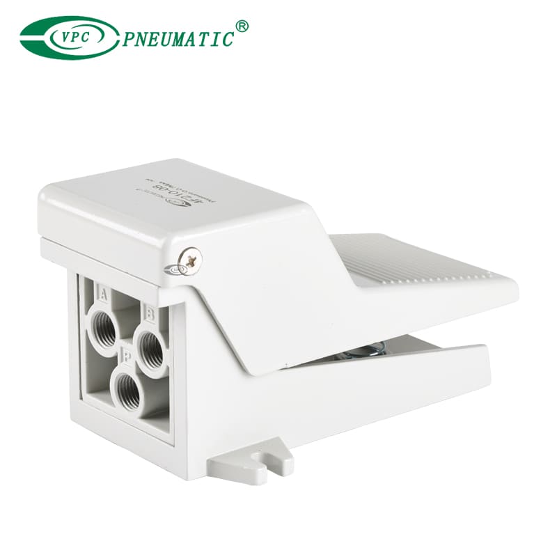 Valve à pédale à pied Port 2 PORT 2 PORT 2, avec verrouillage